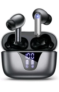 ZIUTY Auriculares Inalámbricos, Auriculares Bluetooth V5.3 Auriculares 50H Gris Espacial - Imagen 1 de 7