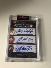 2020/21 LEAF SUPERLATIVE SIGNATURES 3 DORNHOEFER, KELLY, CLEMENT #3/25