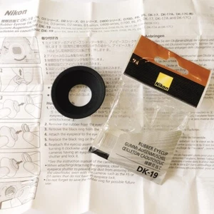 Nikon Rubber Eyecup DK-19 for D series Digital Camera English Manuals from Japan - Picture 1 of 9