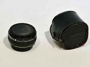 Albinar ADG Auto 2x Teleconverter 861 (Japan) Ricoh KR Mount & Leather Case - Picture 1 of 10