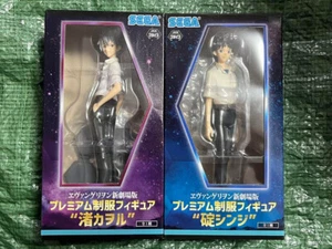 Evangelion Kaworu Nagisa & Shinji Ikari Premium Figure Uniform Ver. SEGA 2020 - Picture 1 of 2