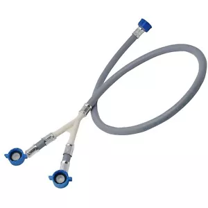 Water Hose Hotpoint Washing Machine Y Split Dual Fill Inlet water Pipe 1.2m pmd - Picture 1 of 6