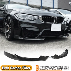 Für BMW M3 F80 M4 F82 F83 Carbon Splitters Flaps Front Ecken Wing Lippe Spoiler - Bild 1 von 10