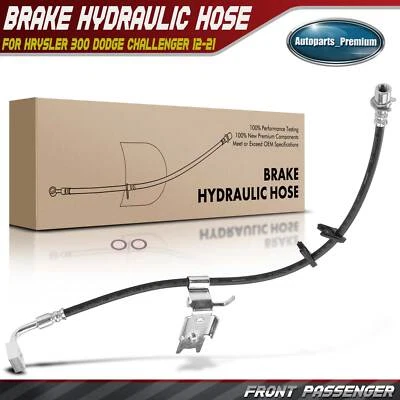 New Front Right Brake Hydraulic Hose for Chrysler 300 Dodge Challenger 2012-2021 - Image 1 of 4