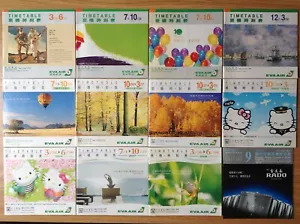 Lote de 20 horarios Eva Air (Taiwán) 1993-2008 horarios - Imagen 1 de 4