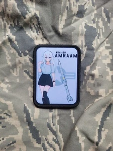 Atamonica - AIM-120 AMRAAM Ace Combat TOP GUN Anime Mädchen Pinup Moral Krieg Patch - Bild 1 von 1