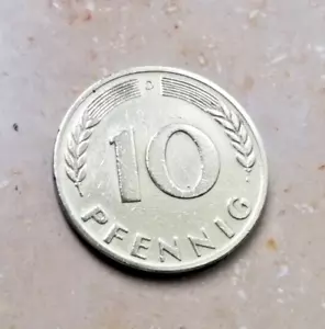 Deutschland: " 10 Pfennig Umlaufmünze " 1950- D - sehr guter Zustand - Bild 1 von 7