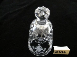 WATERFORD CHRISTMAS 1991 BELL, "8 MAIDS MILKING5 1/4"H, EXCELLENT CONDITION. - Picture 1 of 4