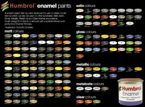 HUMBROL ENAMEL PAINT SMALTO 14ml - 128 U.S. COMPASS GREY SATIN - NUOVO - Imagen 1 de 1