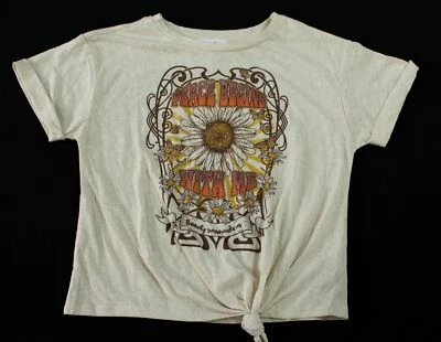 Camiseta Beautees Niña Manga Corta Peace Begins With Me AN3 Malva Talla XL NUEVA CON ETIQUETAS Foto 1 de 3