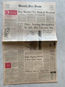 Detroit Free Press, Sept 30 1975, Sec. A, p 1-2/13-14, Hearst Nearing Breakdown? - Picture 1 of 1