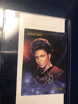 1993 Skybox Master Series Star Trek Uhura Nichelle Nichols Auto Signed JSA COA - Image 1 of 4