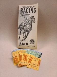 Los Angeles County Fair Official Racing Program Pomona CA Sept. 26 1970 Booklet - Picture 1 of 3