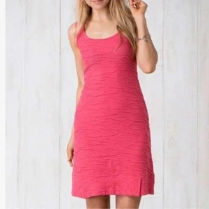 Toad Co Dress Samba Wave Tank Dress Womens Small Pink Summer - Picture 1 of 8