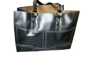 Emilie M. Tasche Schultertasche Handtasche Damen schwarz  - Bild 1 von 14