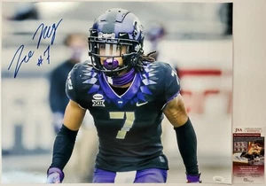 TCU HORNED FROGS TRE'VON MOEHRIG AUTOGRAPHED SIGNED 16x20 PHOTO JSA COA - Picture 1 of 1