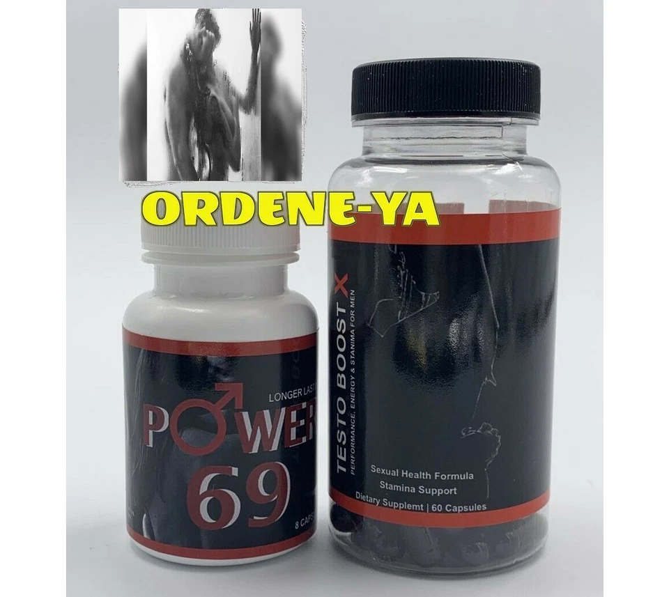 TESTO BOOST X ESTIMULANTE 3x Sexual Health Potency Men Potente Sexive Max