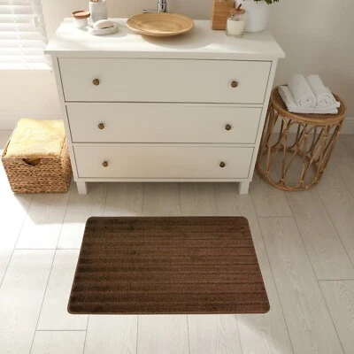 Tapete de banho/cozinha lavável à máquina design listras - Imagem 1 de 4