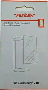 Ventev Anti Glare/Anti Fingerprint Screen Protector for Blackberry Z10- 2 Pack!! - Picture 1 of 1