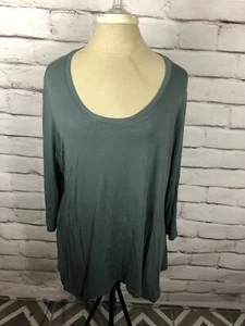 Logo Womens Size XL Green Long Sleeve Shirt - Picture 1 of 5