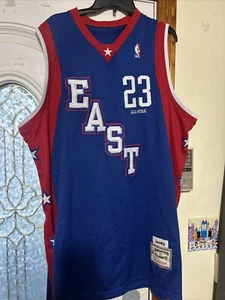 Mitchell & Ness Cavaliers Lebron James 2004 All-Star Jersey 50 XL Hardwood NEW - Picture 1 of 2