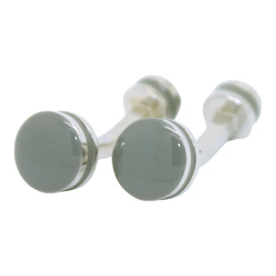 Gemelos circulares gris plata Foto 1 de 4