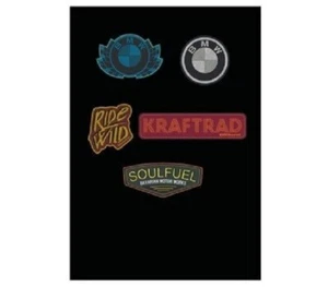 BMW MOTORRAD SET DI PATCH "ROADSTER" RICAMATE ORIGINALI BMW - 76868561182 - Imagen 1 de 1
