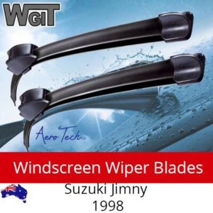 Windscreen Wiper Blades For Suzuki Jimny 1998 - 2005 Aero Tech Design (PAIR) - Picture 1 of 2