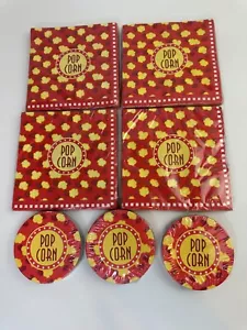Suministros de fiesta de montaña rusa con tema de palomitas de maíz 4 paquetes y 3 paquetes con tema - Imagen 1 de 6