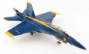 HA5128 1/72 F/A-18F S/Hornet US Navy Blue Angels #7 2021 Season 75th Anniversary - Picture 1 of 4