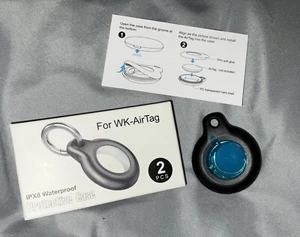 MOZOTER IPX8 SCHÜTZENDER WASSERDICHTER AIRTAG HALTER, 2ER PACK HALTER MIT SCHLÜSSELANHÄNGER NEU - Bild 1 von 24