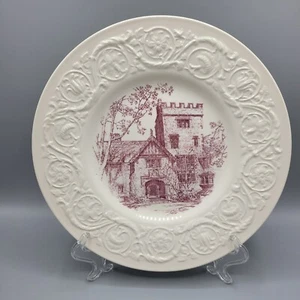 Wedgwood Eturia Barlaston Dinner Plate Red Stan Hywet Hall & Gardens, Akron, OH - Picture 1 of 5