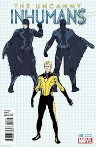UNCANNY INHUMANS #1 STEVE MCNIVEN ¡CUBIERTA VARIANTE DISEÑO 1:20! CASI COMO NUEVO O MEJOR - Imagen 1 de 1