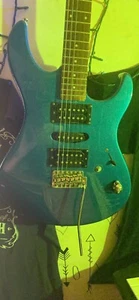 Rare Blue Yamaha RGS-121 Electric Guitar W/ Bag - Picture 1 of 3