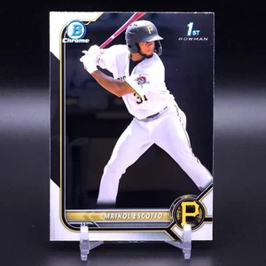 2022 Bowman Chrome Prospects #BCP-52 Maikol Escotto Pittsburgh Pirates 1st - Picture 1 of 2