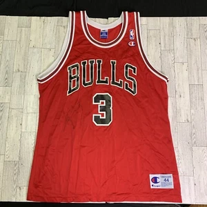 Autographed TYSON CHANDLER #3 Chicago Bulls Champion Jersey Sz 44 Rookie - Picture 1 of 7