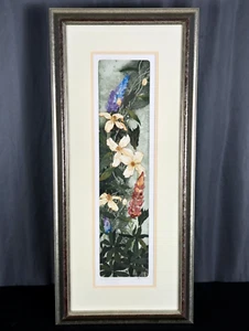 Beki Killorin Jazzed for Summer I grabado en color firmado numerado enmarcado floral - Imagen 1 de 12