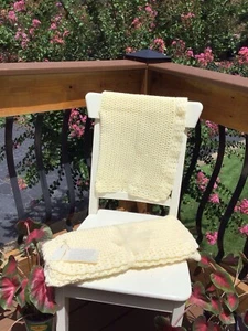 Crochet Prayer shawl for mom with matching blanket for baby - Picture 1 of 5