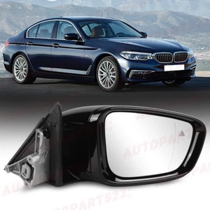 Espejo retrovisor lateral derecho negro para BMW G30 G38 520i 530i 540i 2017-2022 con punto ciego - Imagen 1 de 8