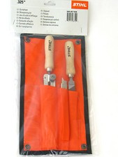 Stihl Schärfset Feilenhalter, Rundfeile, Flachfeile, Feile 1/4" 325" oder 3/8" 