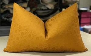 TASSINARI & CHATEL LELIEVRE COGNAC "POMMES DE PIN" FRENCH CUSTOM BOLSTER PILLOW - Picture 1 of 2