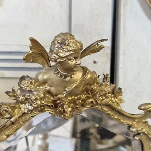 Älterer Spiegel mit Elfe, Wandspiegel, Rokokostil, LouisXV - Bild 1 von 24