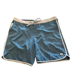 Vuori Shorts Cruise Stretch Boardshorts Herren 38 blau Strand Sommer Badeanzug - Bild 1 von 9