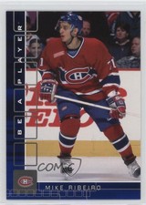 2001-02 ITG Be A Player Memorabilia Sapphire /100 Mike Ribeiro #209