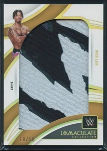Wes Lee 2022 Panini Immaculate WWE Jumbo Patch Memorabilia Worn Shirt 18/50 - Picture 1 of 2