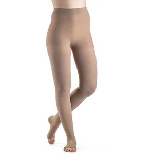 Dynaven Opaque Pantyhose 30-40 mmHg, Open Toe Compression Support - Imagen 1 de 15
