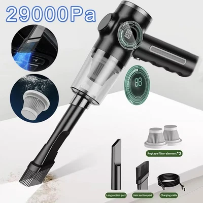 29000PA Cordless Car Vacuum Cleaner 12V Handheld Vac Air Duster Wet/Dry Portable - Image 1 of 4