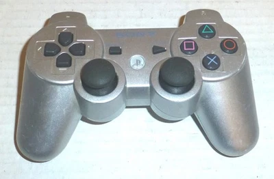 Official Sony PlayStation 3 DualShock 3 Model: CECHZC2U Wireless Controller Gray - Image 1 of 4