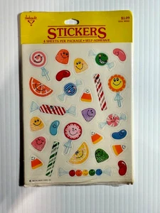 Vintage Ambassador Hallmark Stickers, 4 sheets, CANDY - Picture 1 of 2