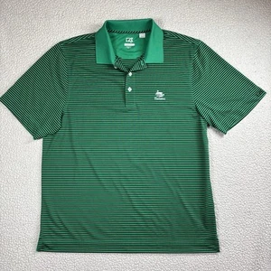 Cutter & Buck Herren CB DryTec XL grün S/S gestreift Plantation Golf Poloshirt - Bild 1 von 17